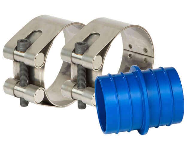 Coupling to join PE pipes